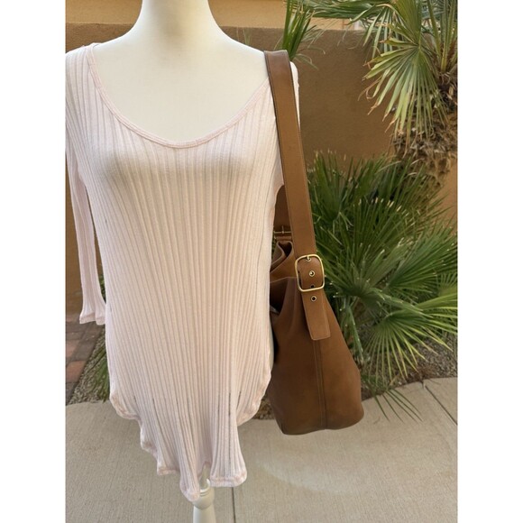 Coach 9183 British Tan Glove-Tanned Leather Duffle Sac Shoulder Bag Vintage - Picture 15 of 16